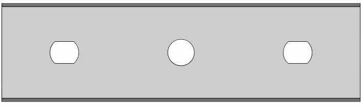 Ostrze żyletkowe 80x22x0,2 carbon