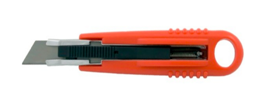 Nóż bezpieczny B11 na ostrza trapezowe 17 mm