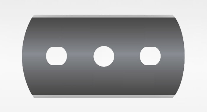 Żyletka 43x20 G black