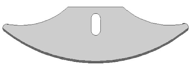 Ostrze do odcinania foremek z wtryskarki