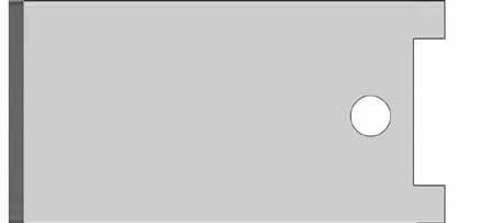 Ostrze do granulacji 46x23x0,9 HSS