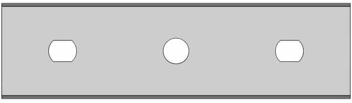 Ostrze żyletkowe 80x22x0,2 carbon