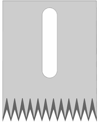Ostrze zębate 41x32x1,6 CS