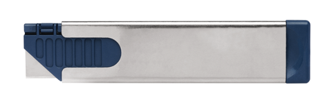 Lekki metalowy nóż bezpieczny z mechanizmem sprężynowym B34 na ostrza żyletkowe z nakładką