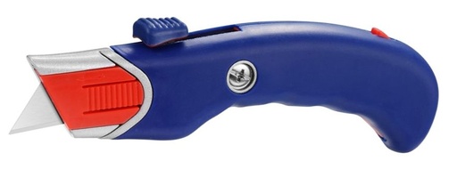 Mocny nóż bezpieczny z mechanizmem sprężynowym B89 na ostrza trapezowe i hakowe zamiennik wurth