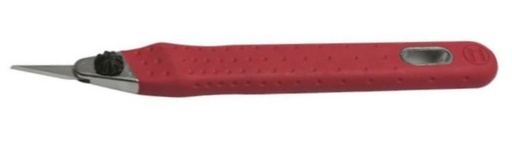 Profesjonalny nóż na ostrza skalpelowe typ ow P22 M mocowanie plastikową nakrętką