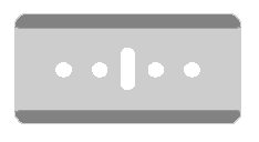 Żyletka do noży bezpiecznych 38x18x0,25 R